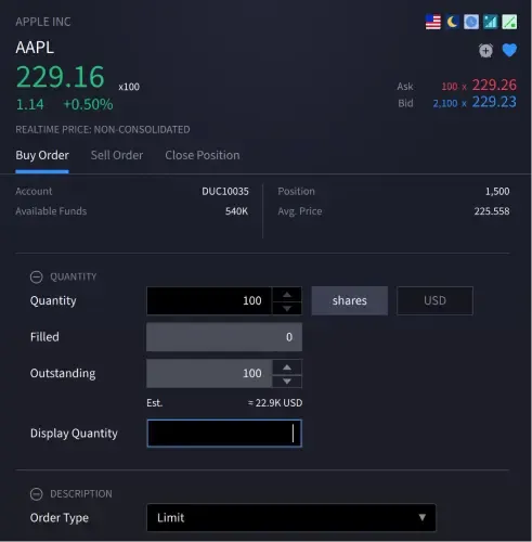 Ordem da carteira doGFP  Desktop